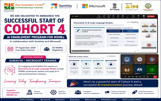 Cohort 4 of AI Enablement Program for MSMEs